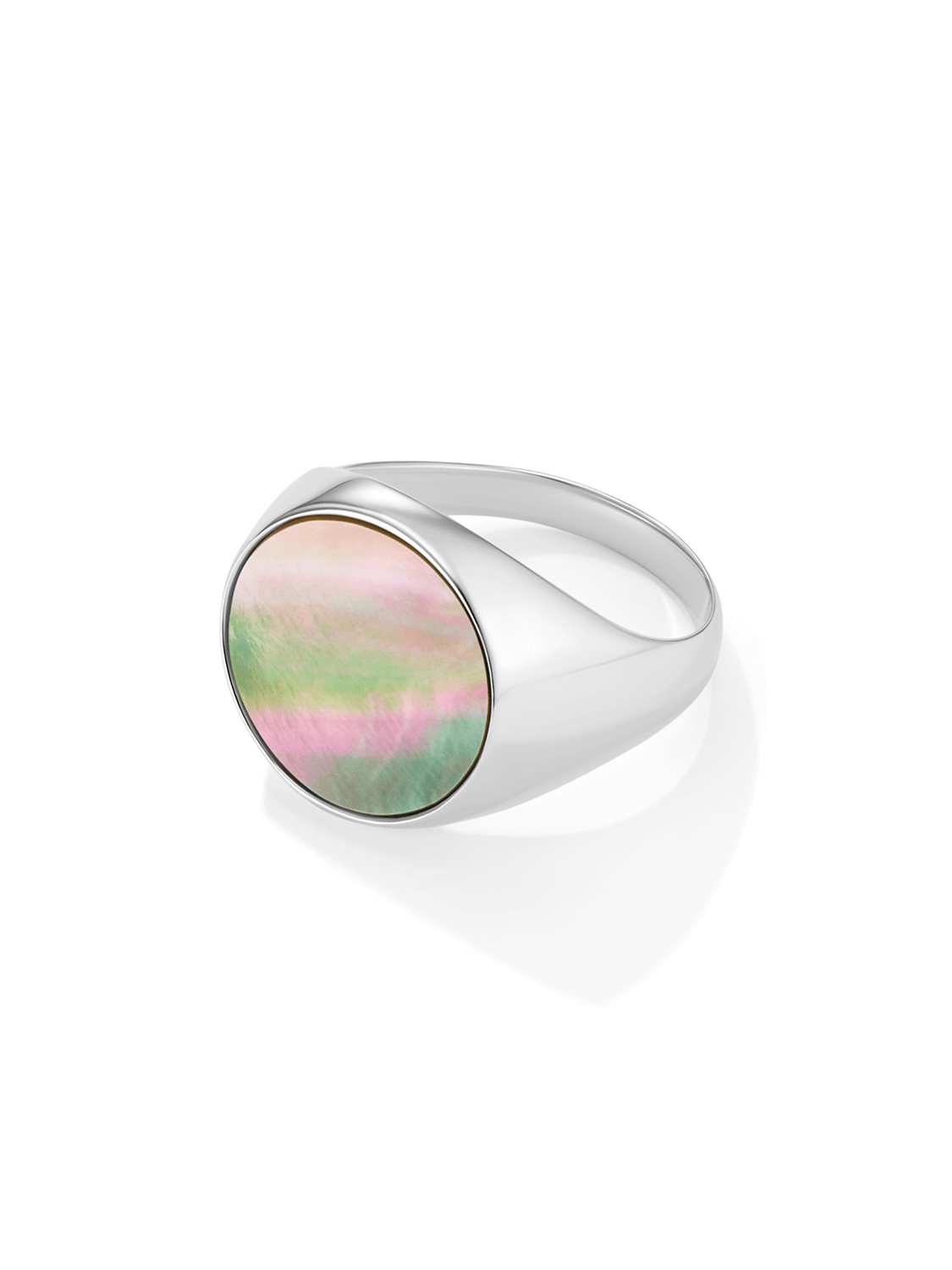Black Mother of Pearl Signet