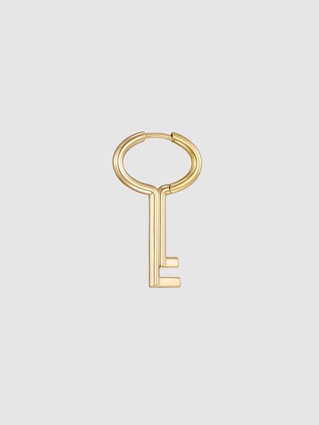 Avgvst x Inès Mélia Key Earring Gold Vermeil