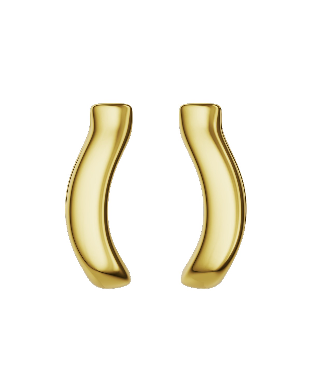 Spur Hoops Gold Vermeil