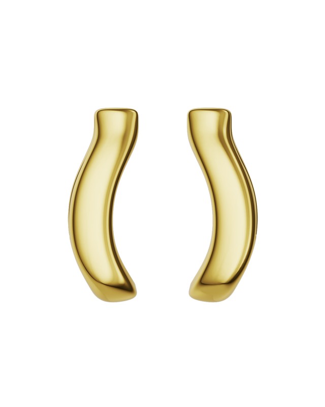 Spur Hoops Gold Vermeil