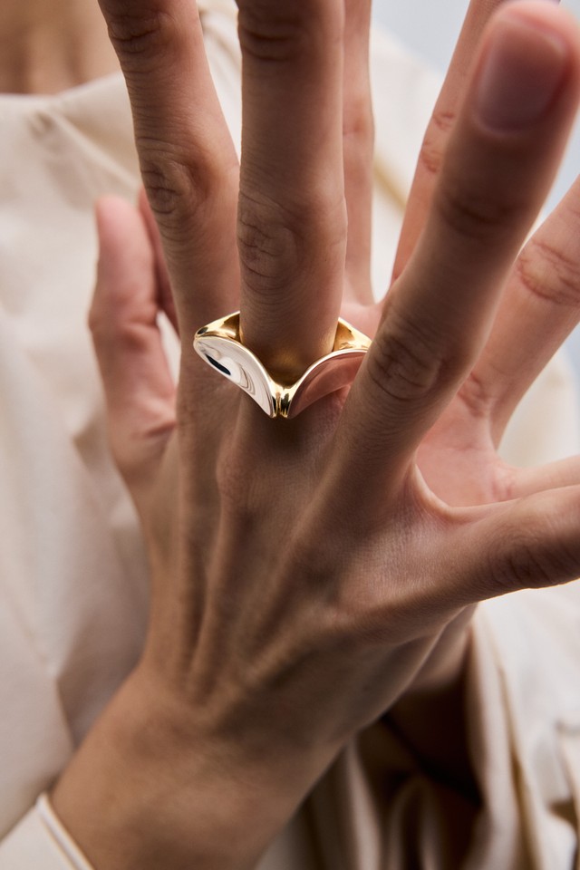 Fourfold Ring Gold Vermeil