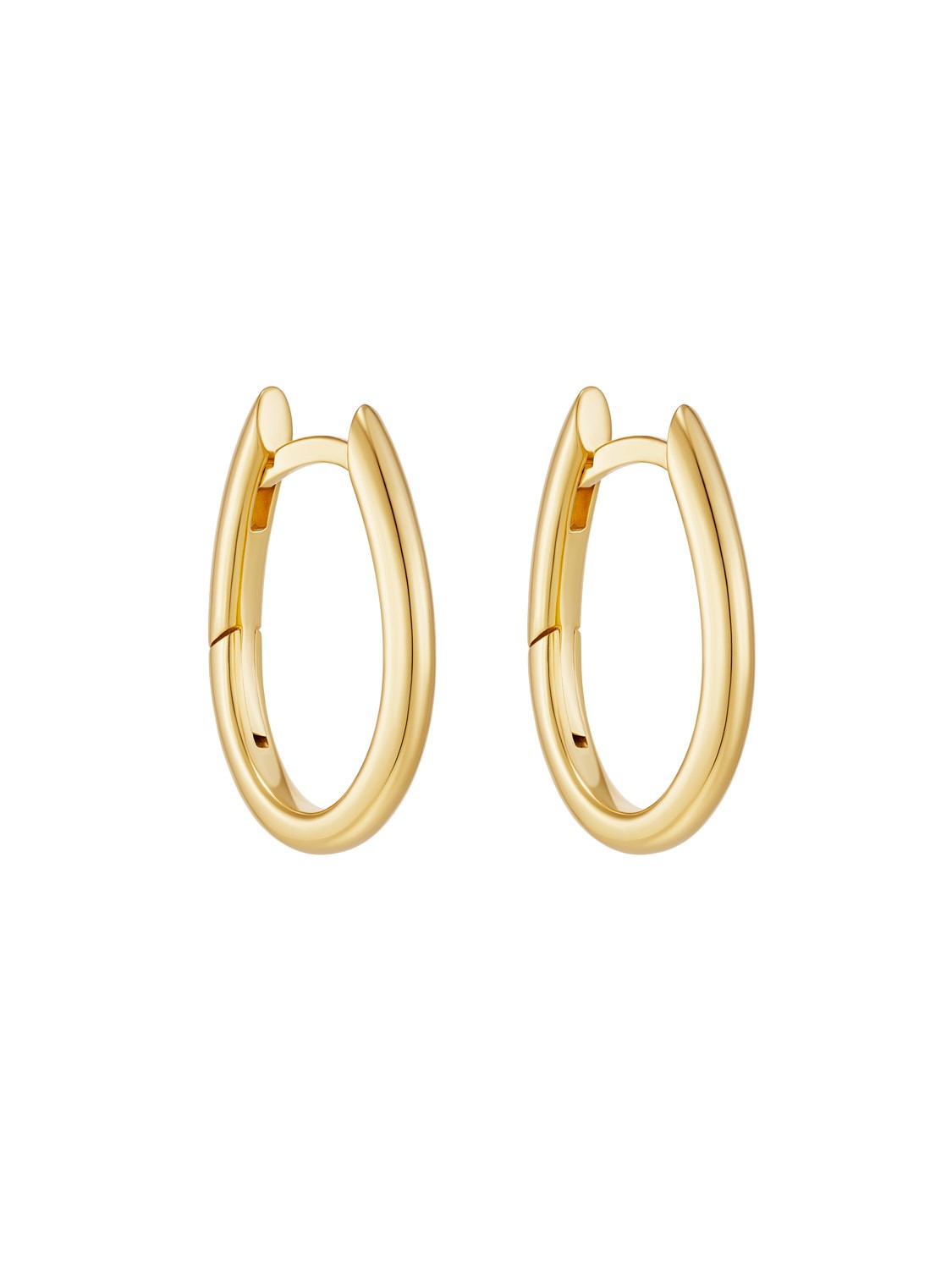 Small Alma Hoops Gold Vermeil