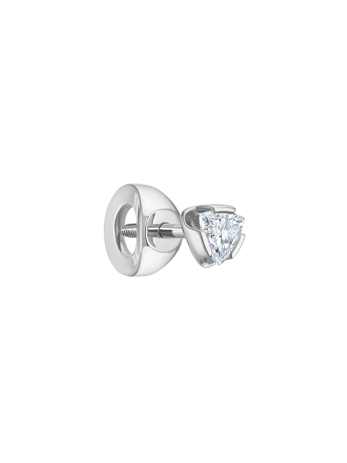 Friday Stud White Gold