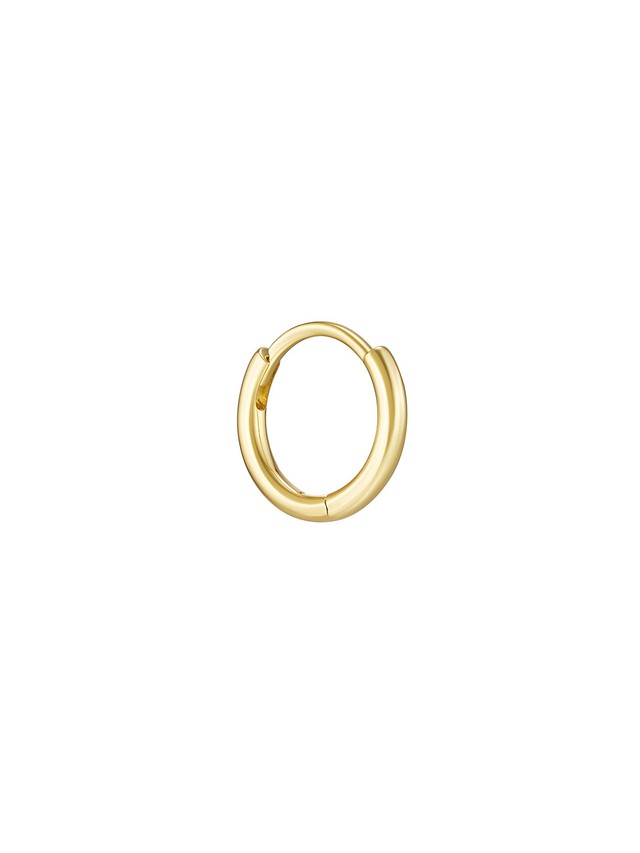 8mm Everyday Clicker Earring in Yellow Gold