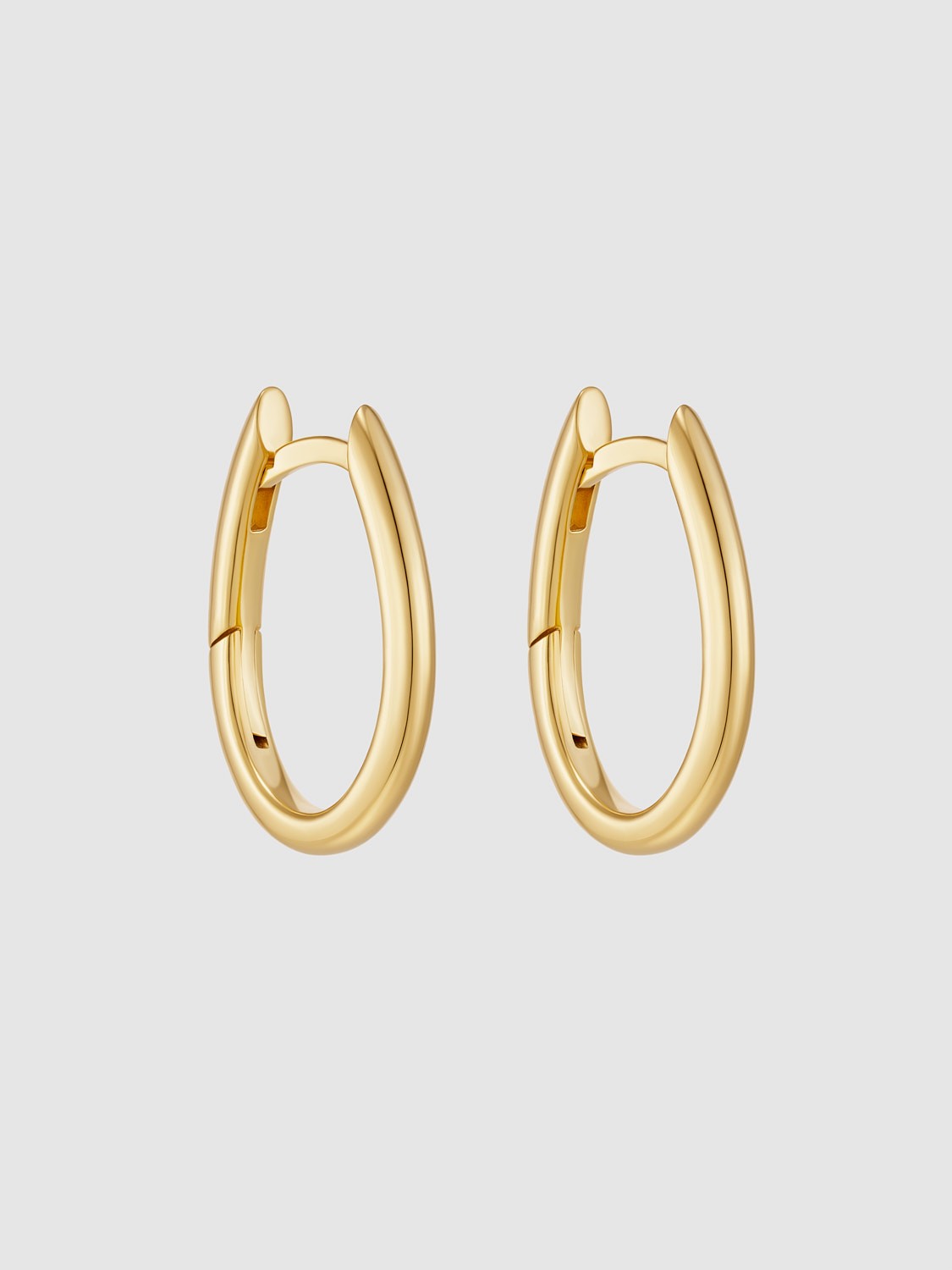Small Alma Hoops Gold Vermeil