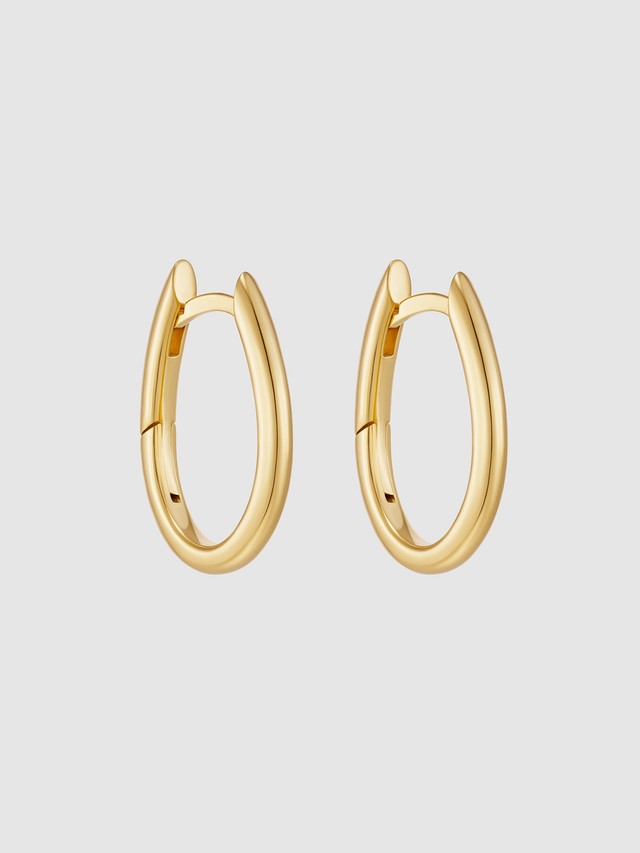 Small Alma Hoops Gold Vermeil