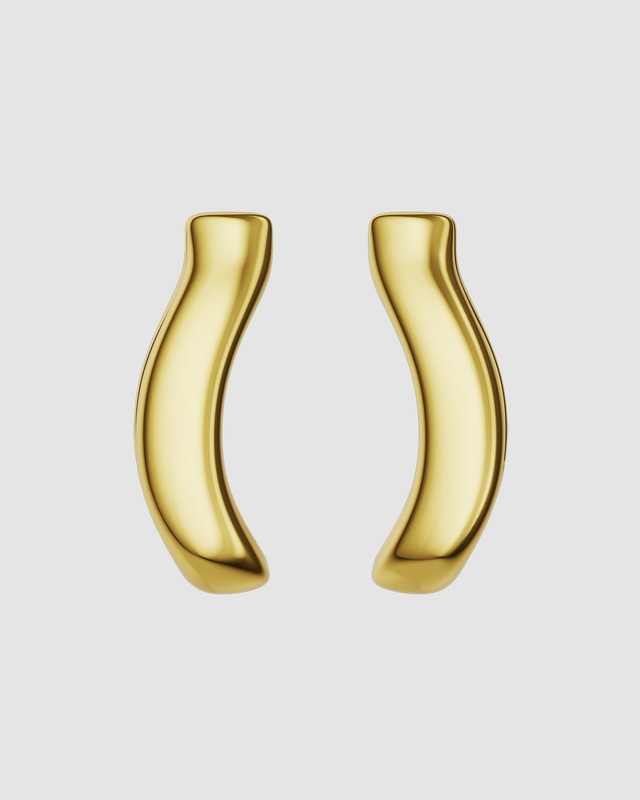 Spur Hoops Gold Vermeil