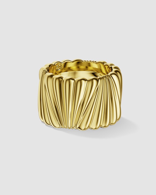 Echo Ring Gold Vermeil