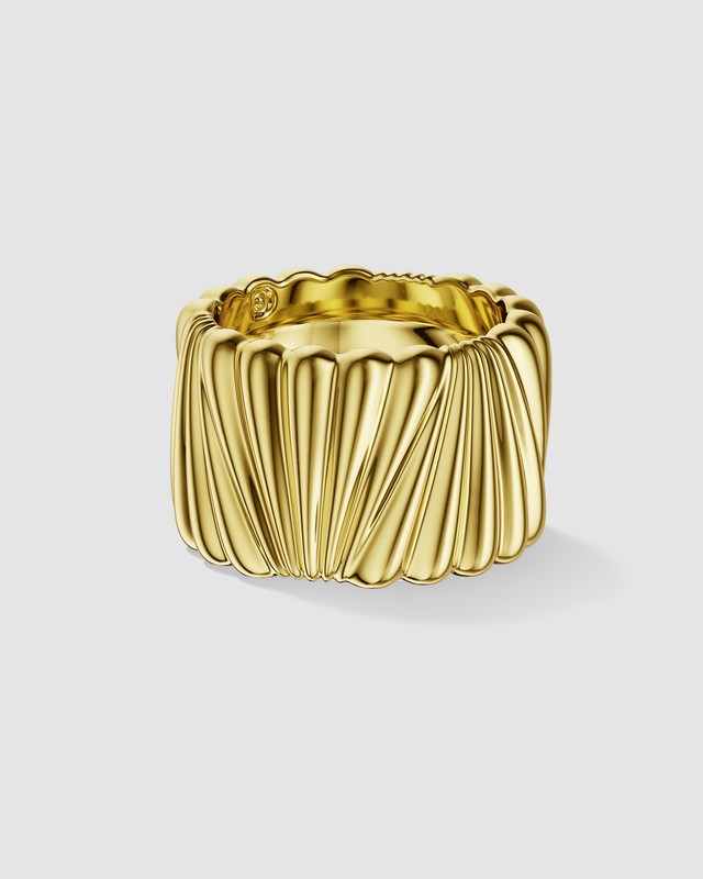 Echo Ring Gold Plated