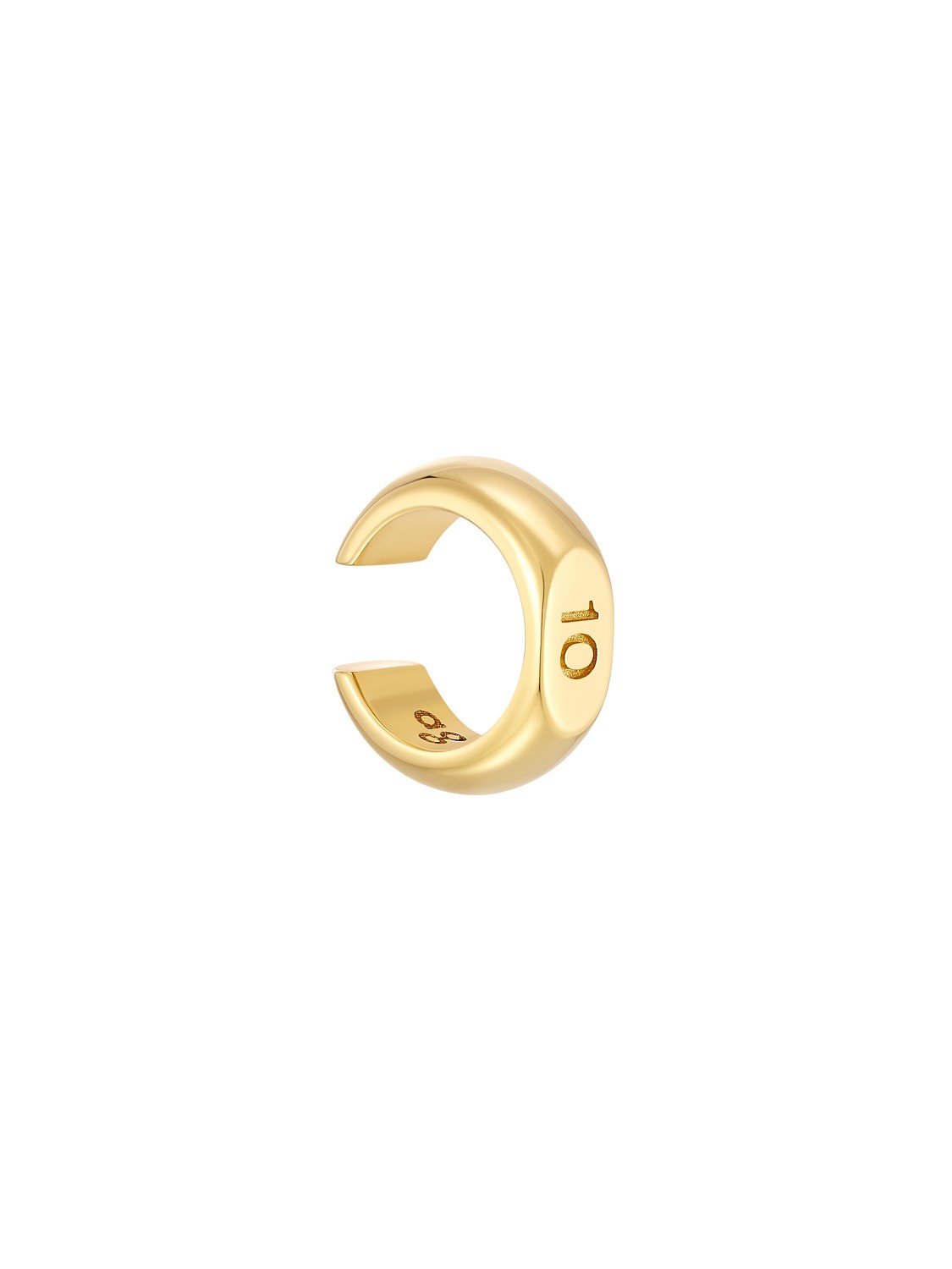 10 mm Diameter Earcuff Gold Vermeil