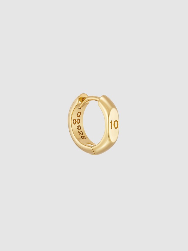 10 mm Diameter Hoop Gold Plated