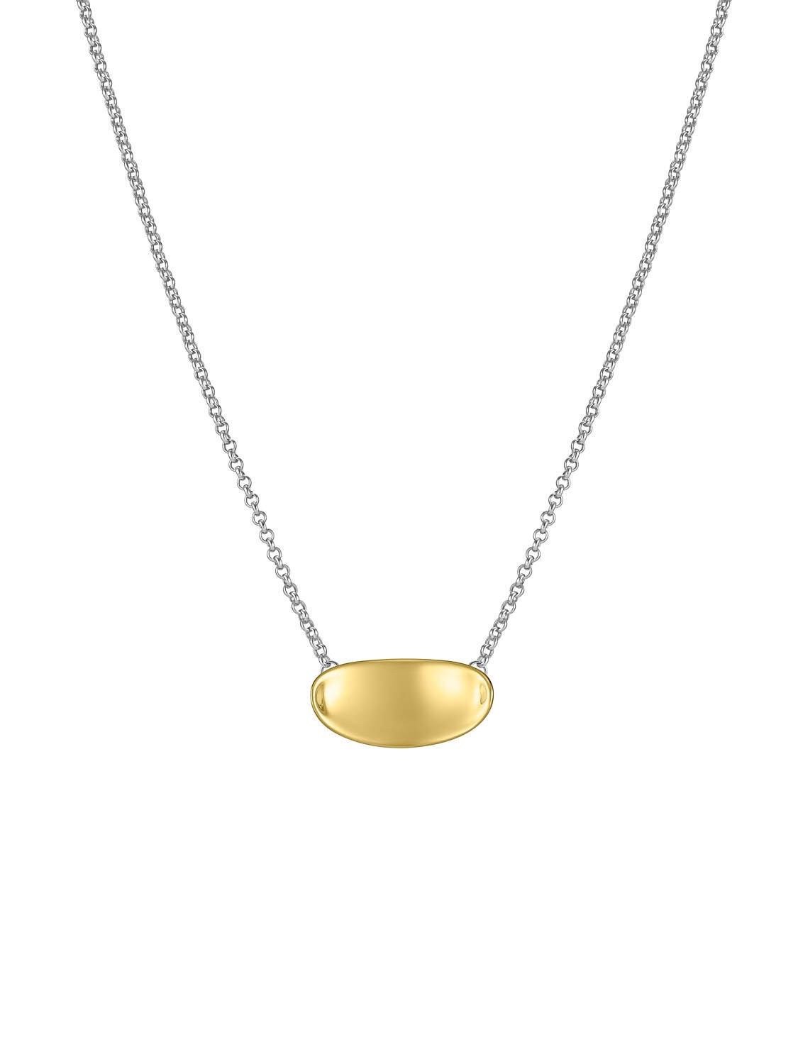 Ellipse Necklace Gold Vermeil