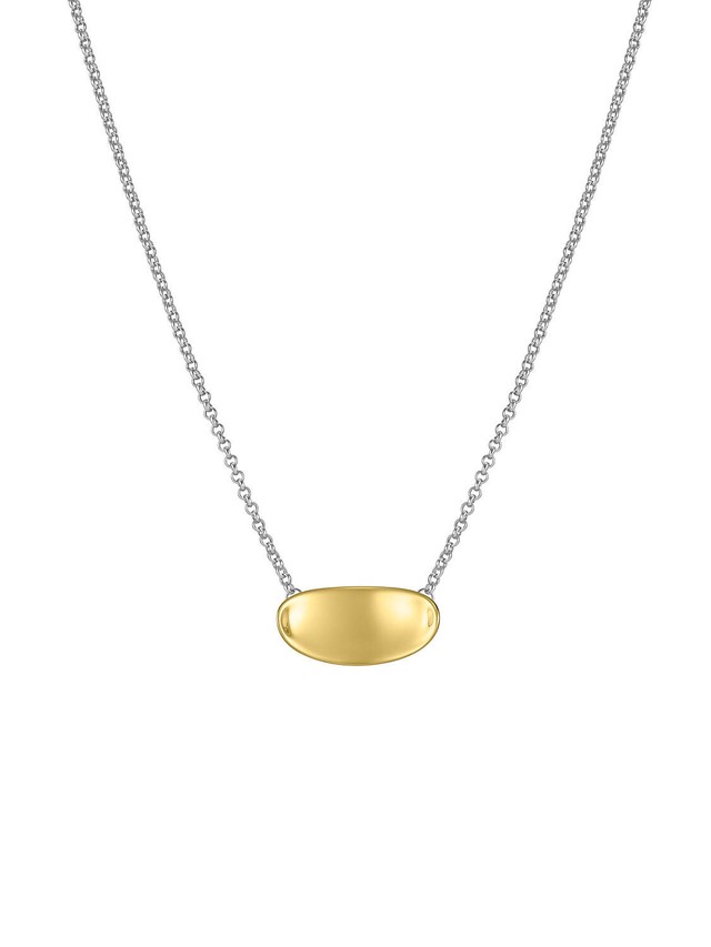 Ellipse Necklace Gold Vermeil