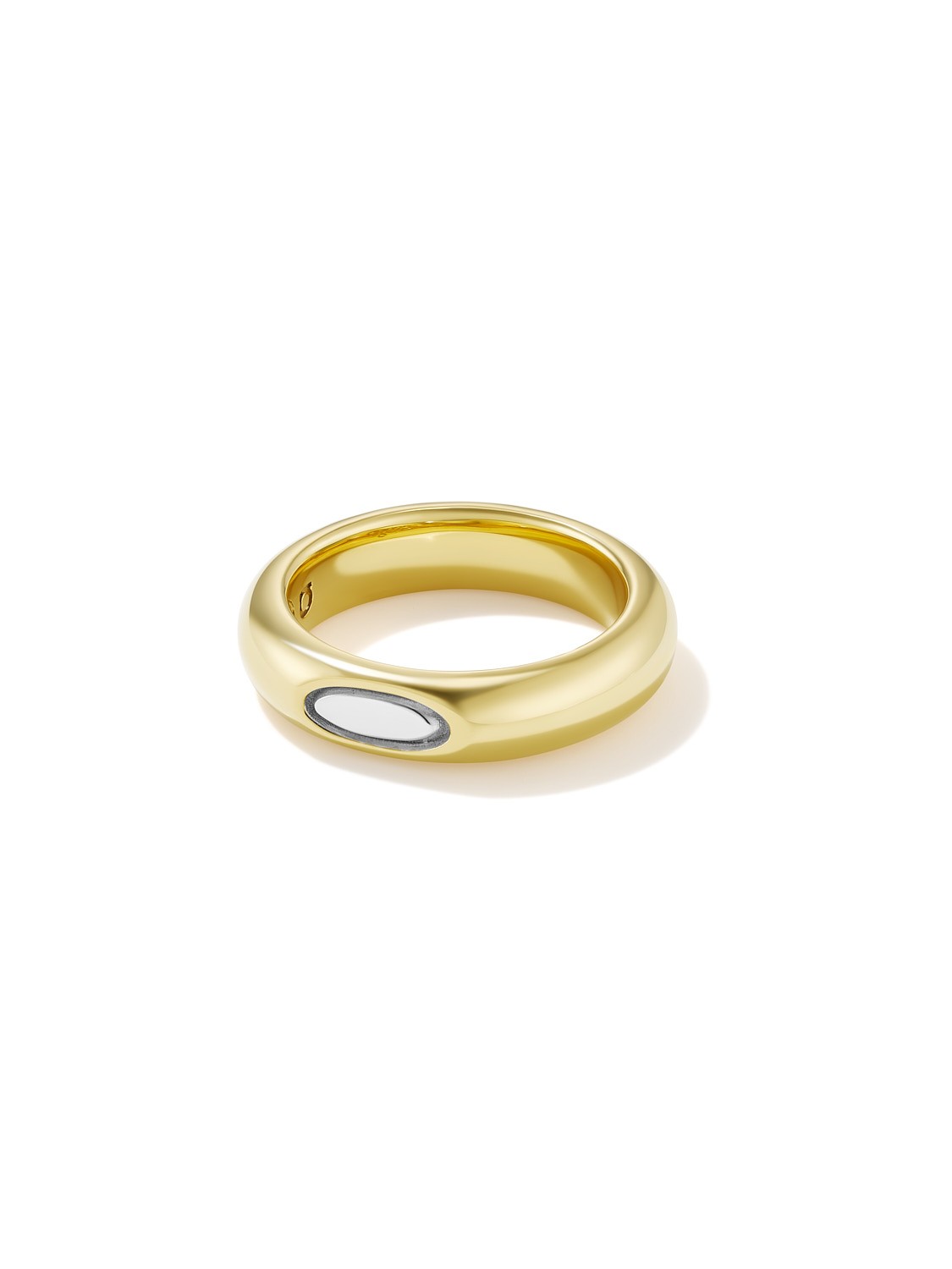 Stem Cut Band Gold Vermeil
