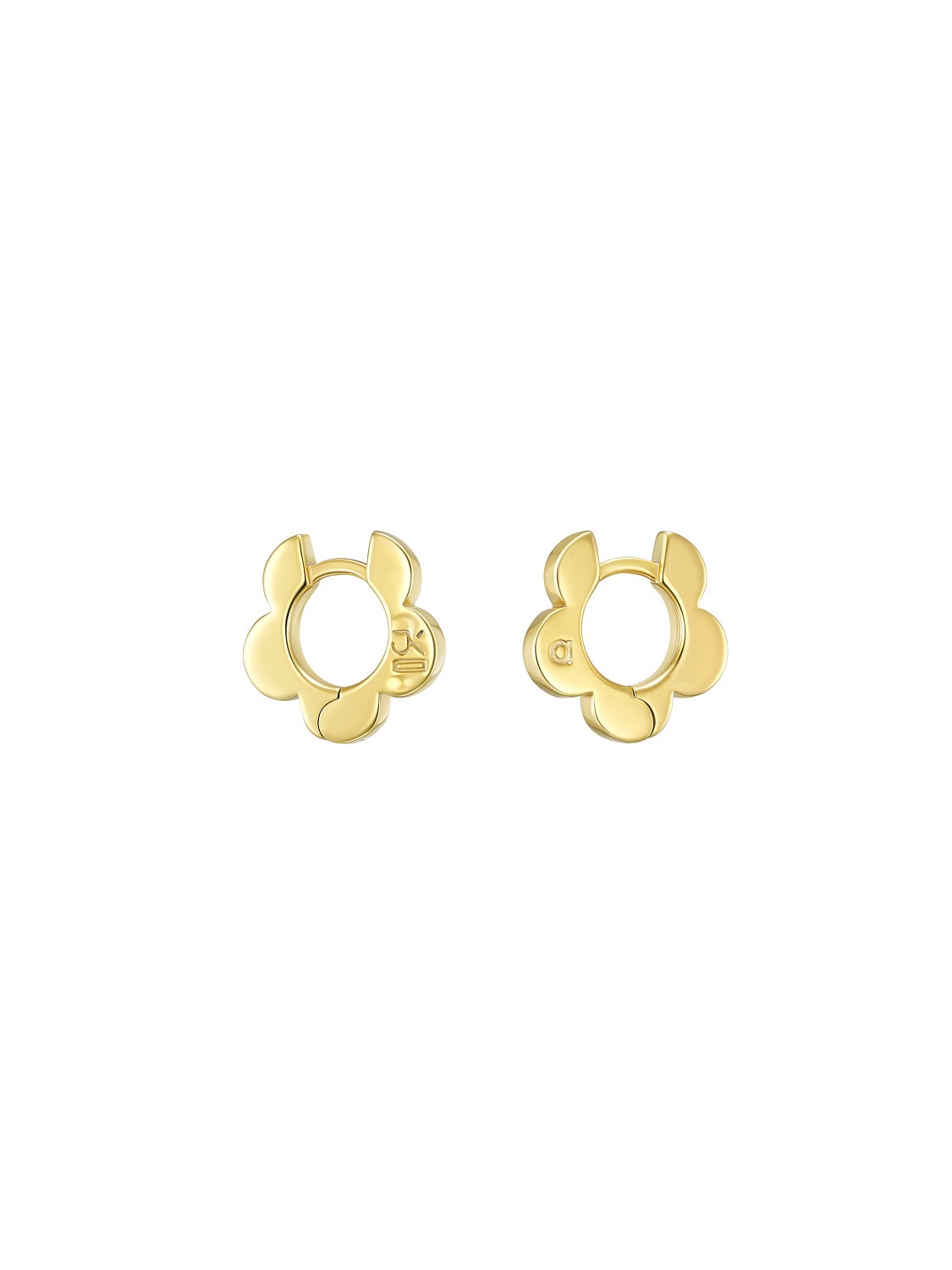 Avgvst x J.Kim Small Embrace Petal Hoops Gold Vermeil