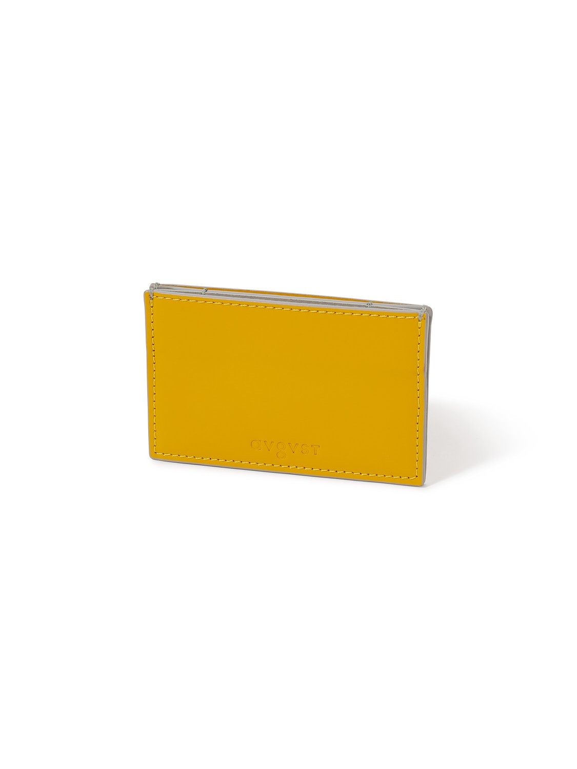 Yellow Leather Cardholder
