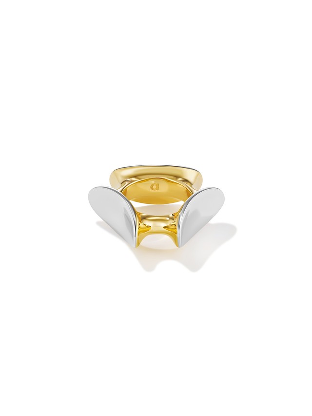 Eclipse Triple Ring Gold Vermeil