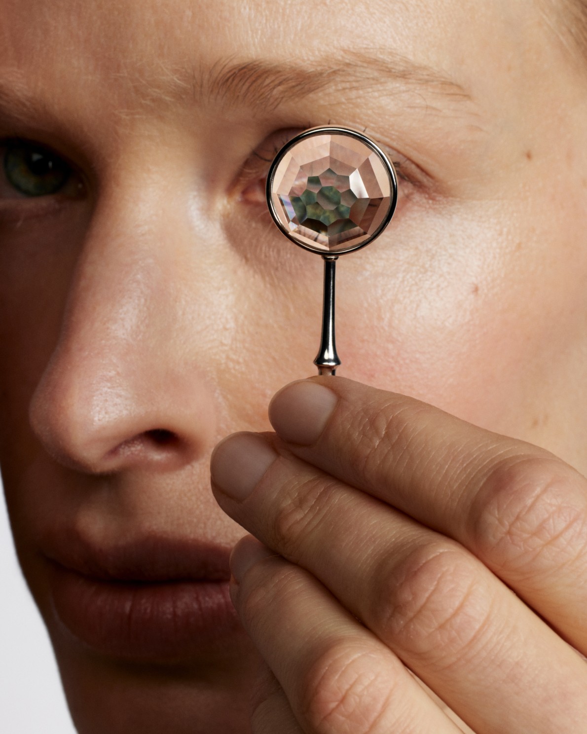 Prismatic Hand Lens on a Chain