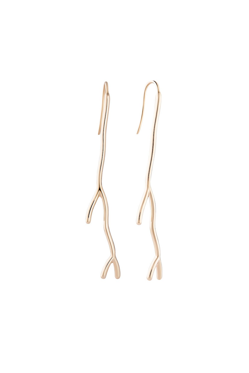 Koral Rod Earrings Yellow Gold