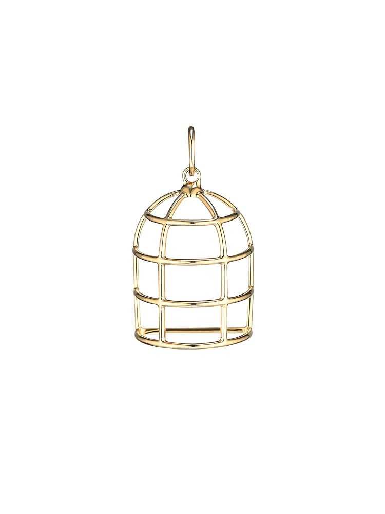 Gold Broken Cage Trinket