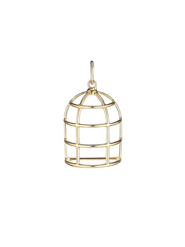 Gold Broken Cage Trinket