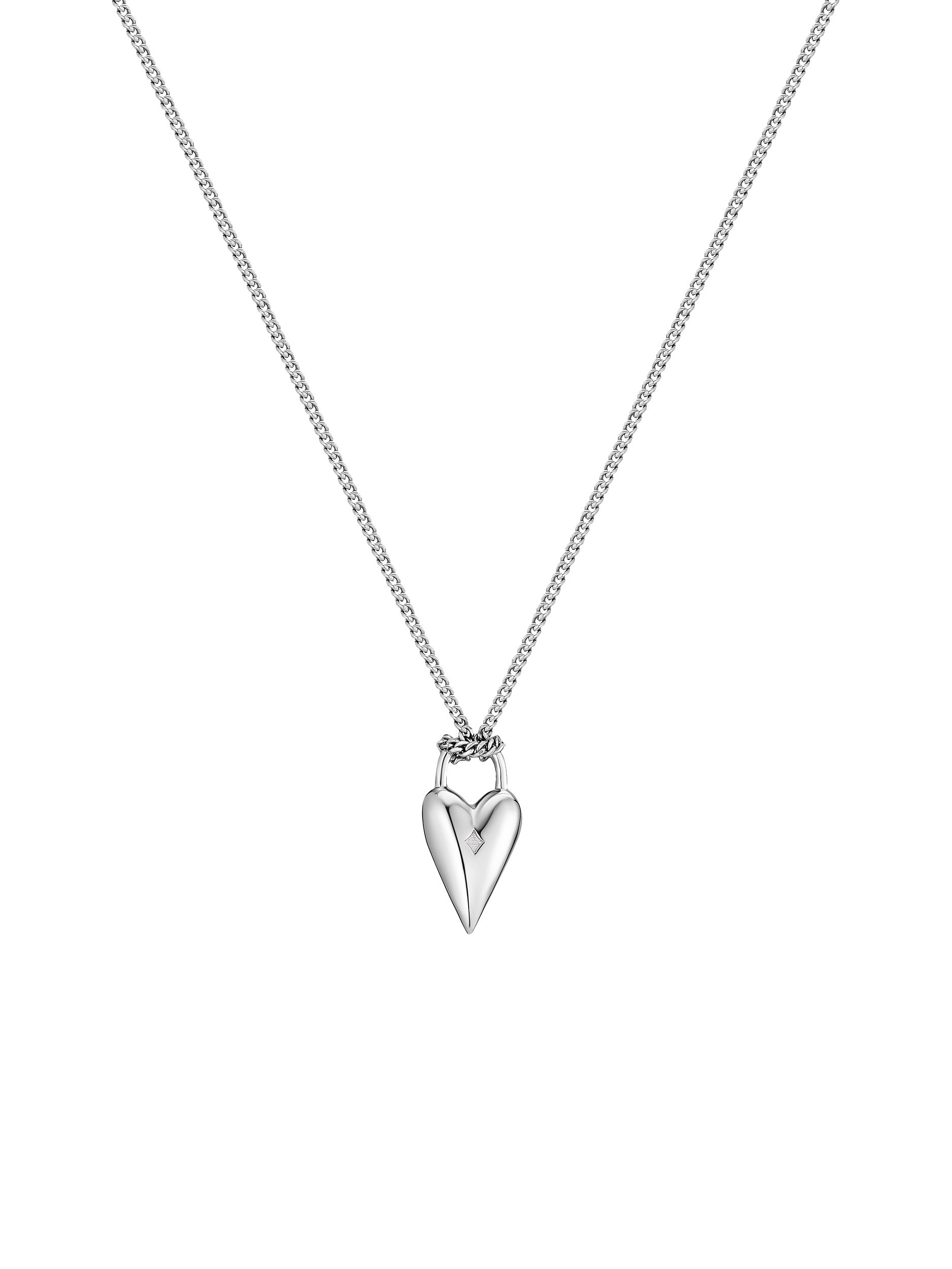 Heart and Key Necklace