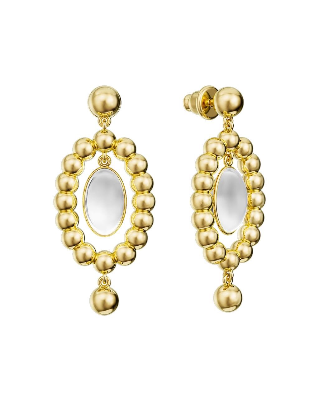 Soiree Drop Earrings Gold Vermeil
