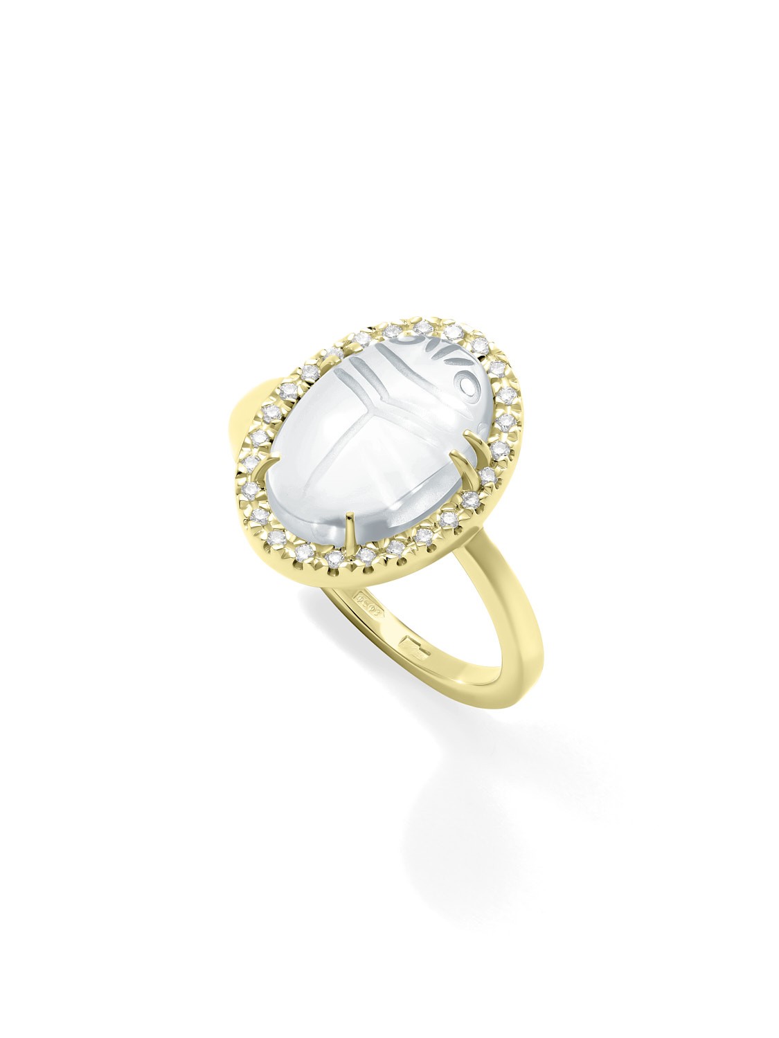 Scarab Ring Yellow Gold