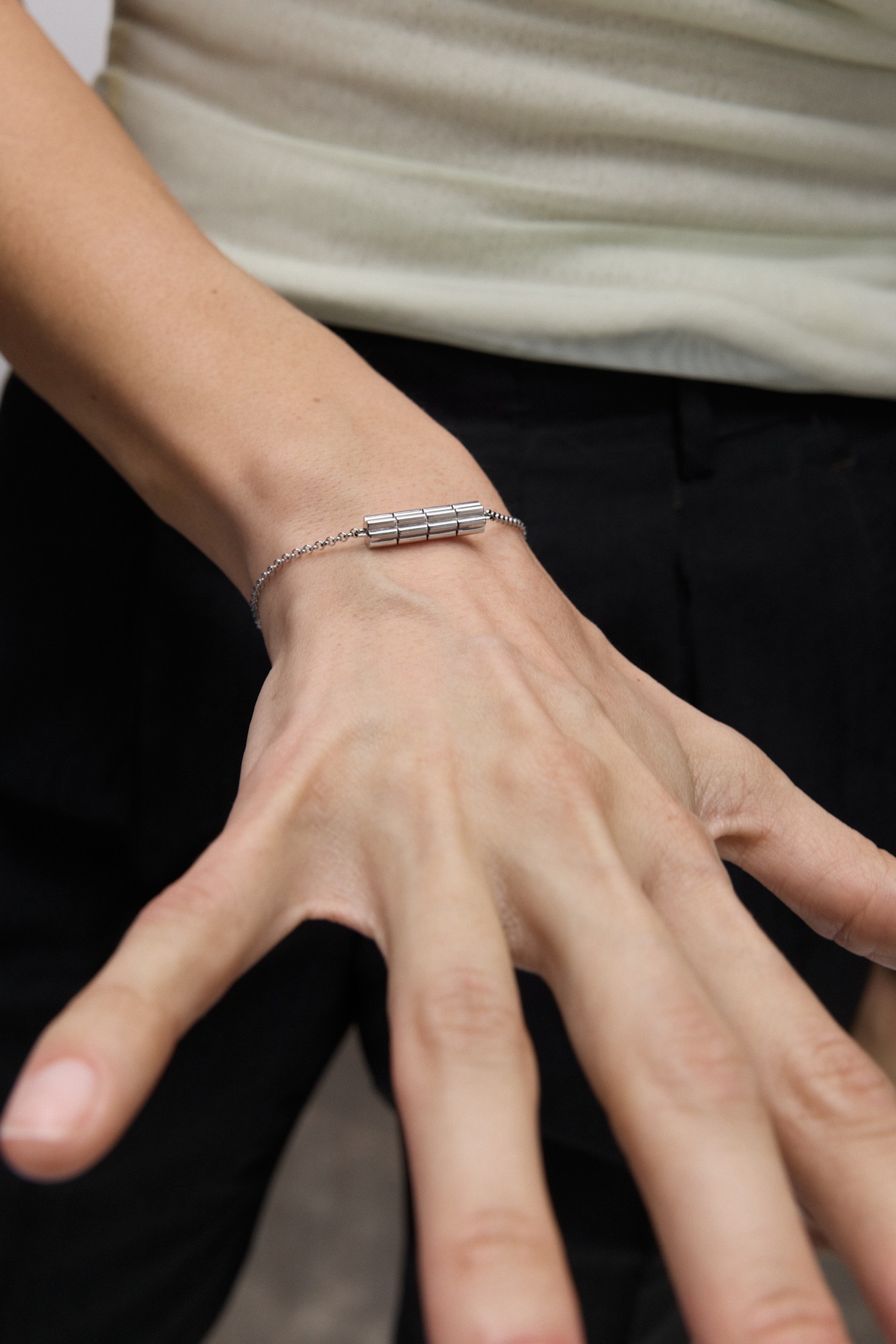Tube Beads Bracelet