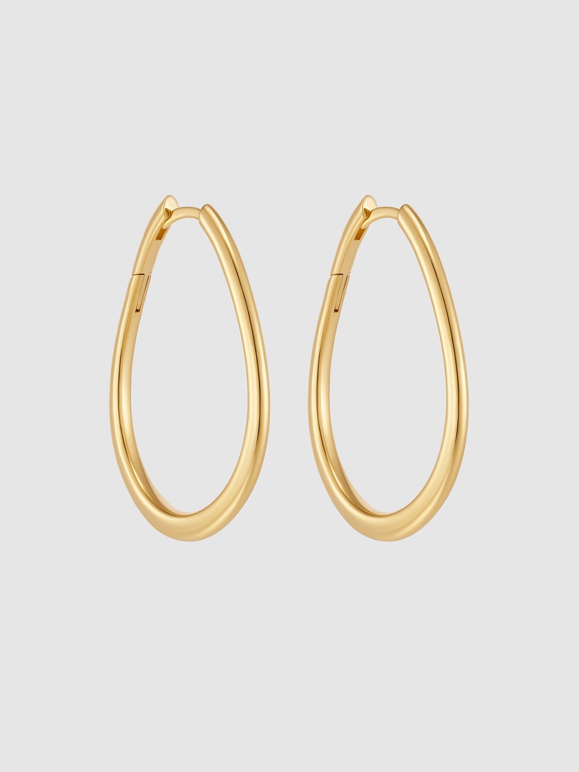 Alma Hoops Gold Vermeil