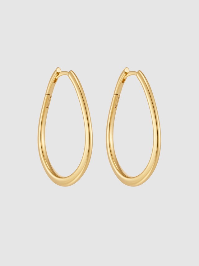 Alma Hoops Gold Plated