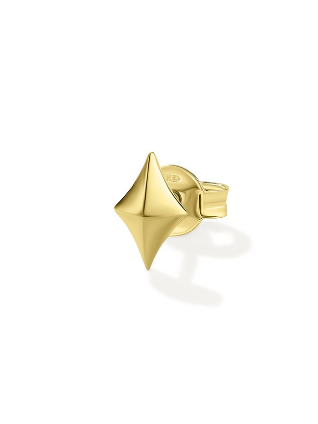 Sparkler Single Stud Gold Vermeil