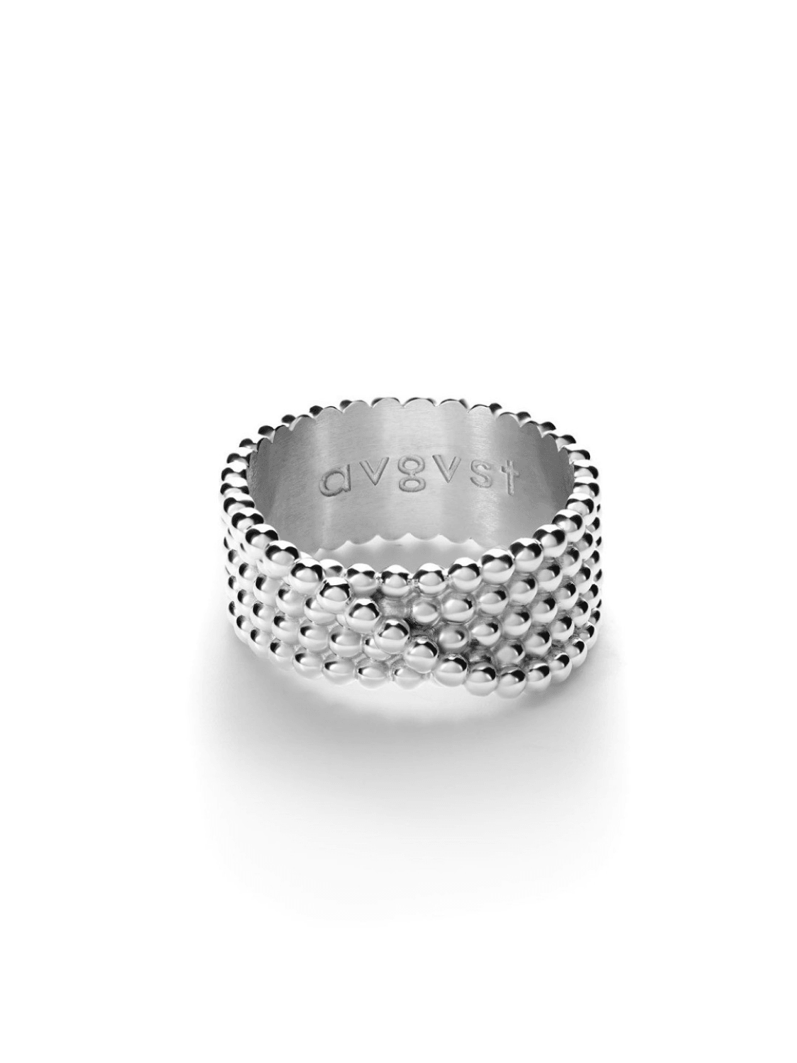 Wound-on Beads Ring