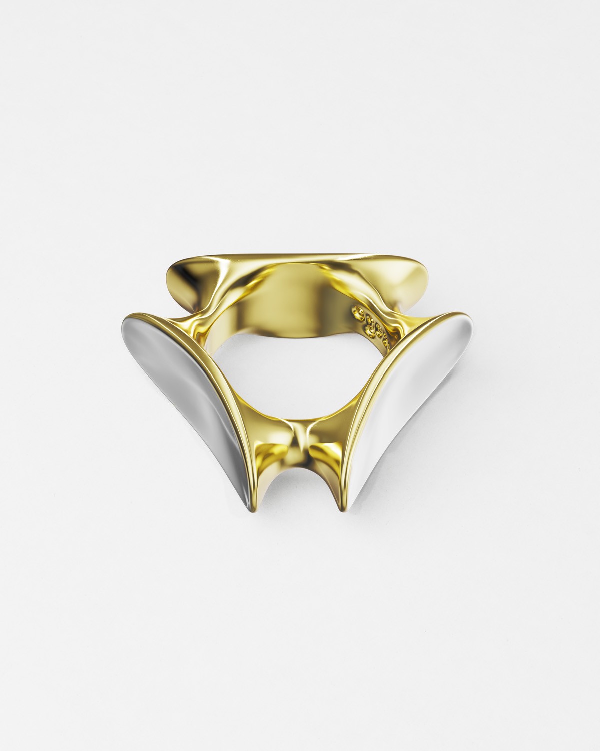 Triple Pinky Ring Gold Vermeil