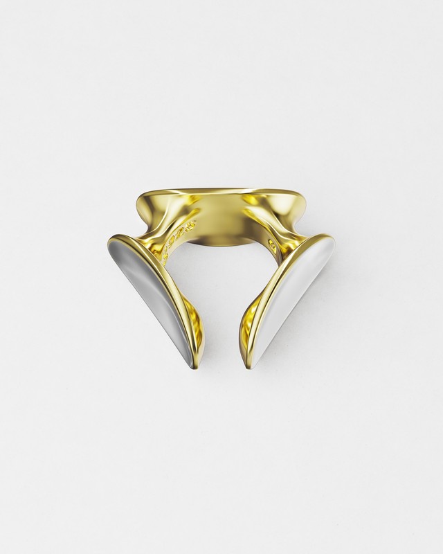 Triple Bicolour Earcuff