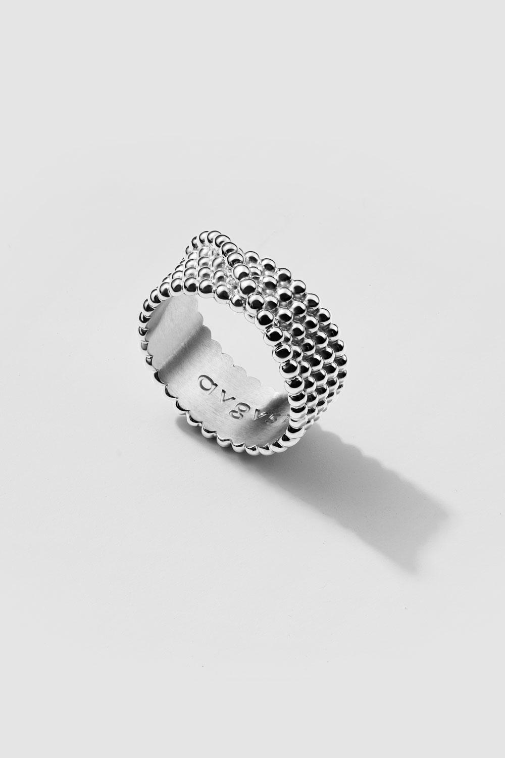 Wound-on Beads Ring