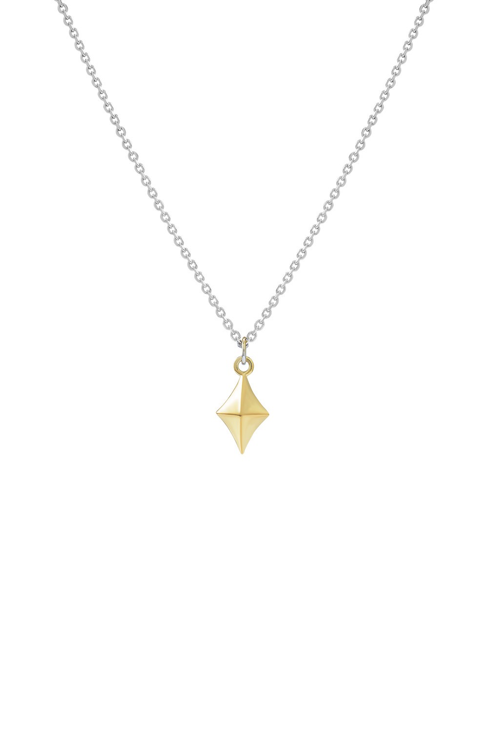 Sparkler Pendant Necklace Gold Vermeil