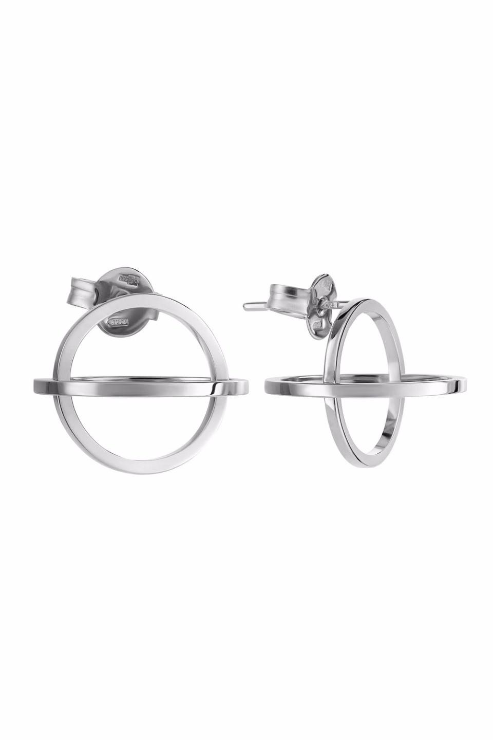 Orbit Earrings In Silver