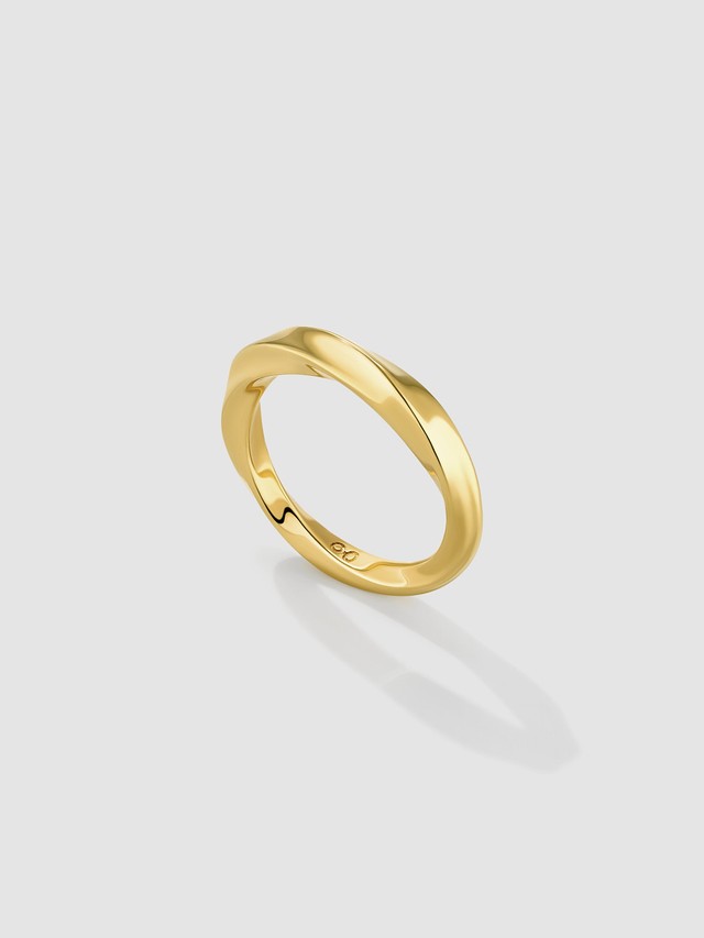 Muselet Ring Gold Plated