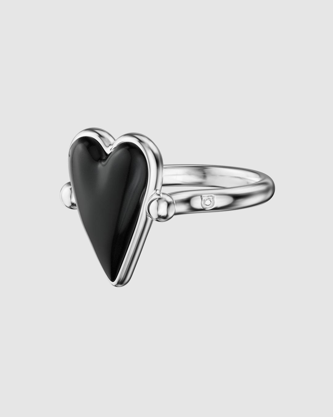 Doublet Flip Ring Mother Of Pearl/Onyx