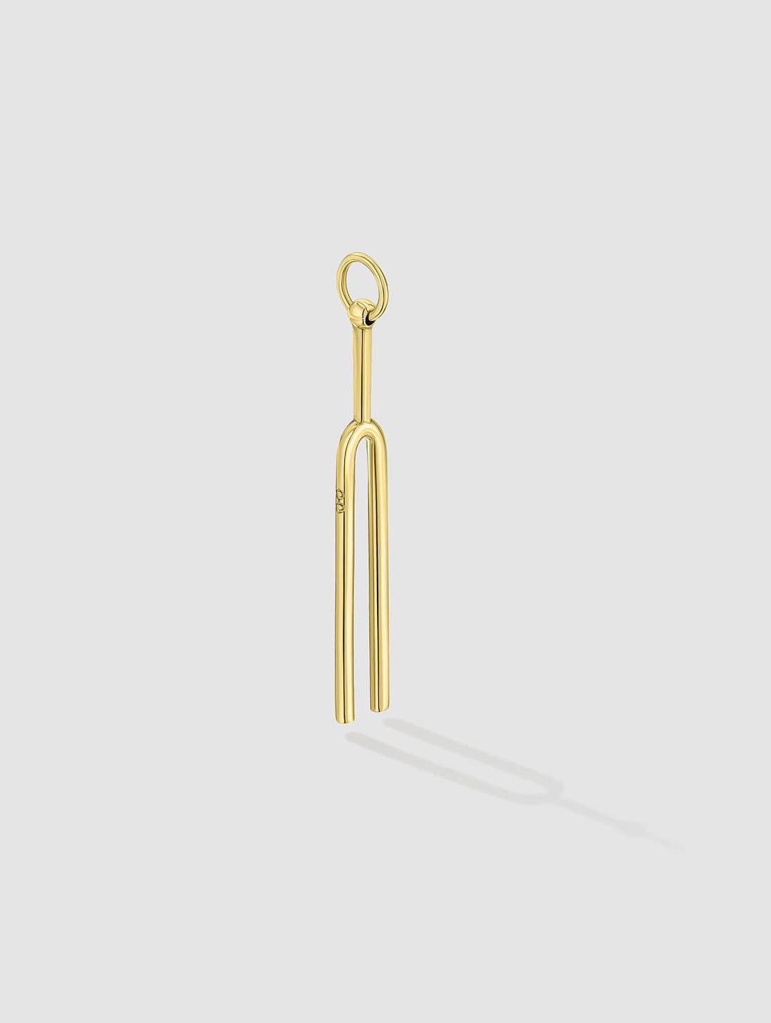 The Pitchfork Trinket With Gold Plating