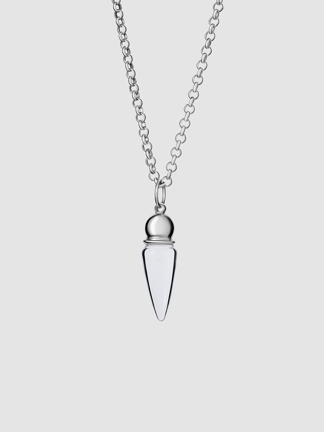 Pendulum Alma Rock Crystal Necklace