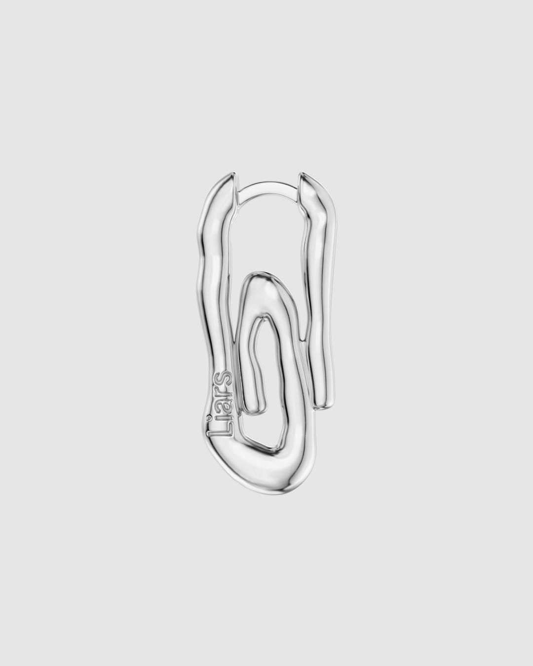 New Nature paper clip earring