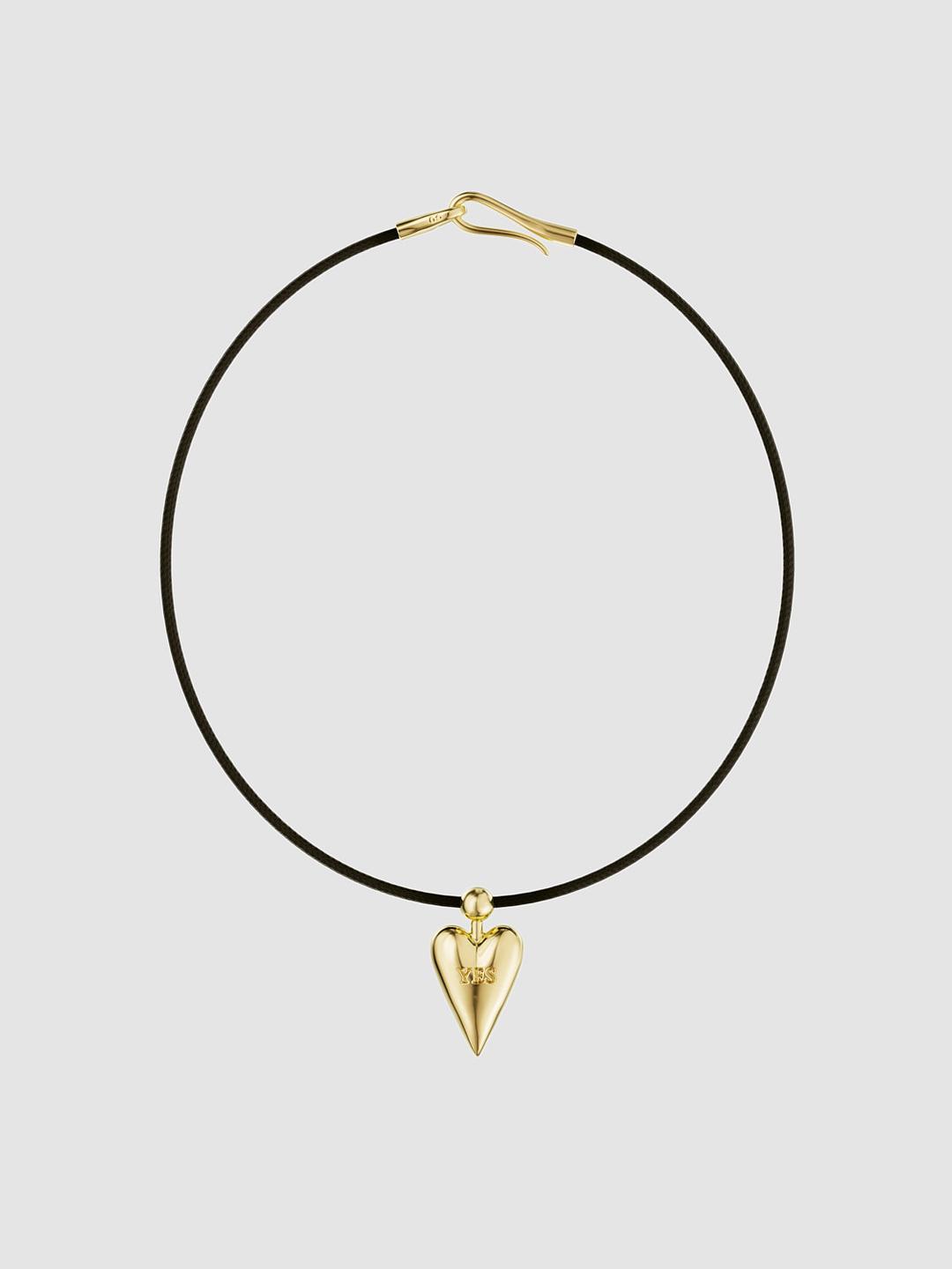 Yes-No Flip Necklace Gold Plated