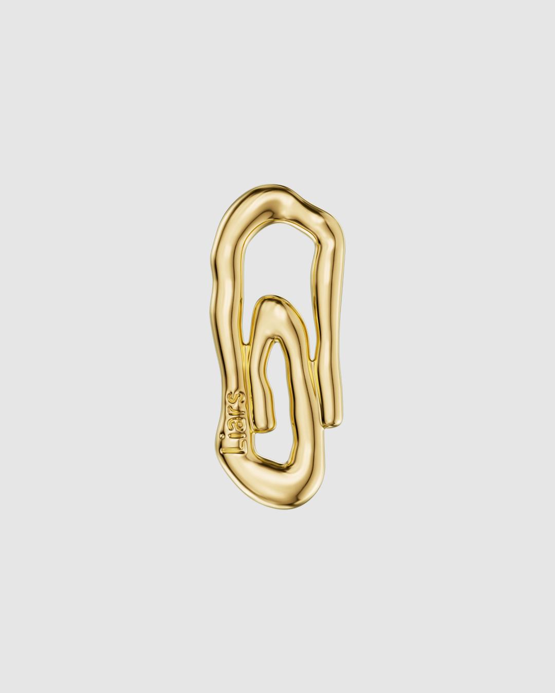 New Nature paper clip trinket with gold plating