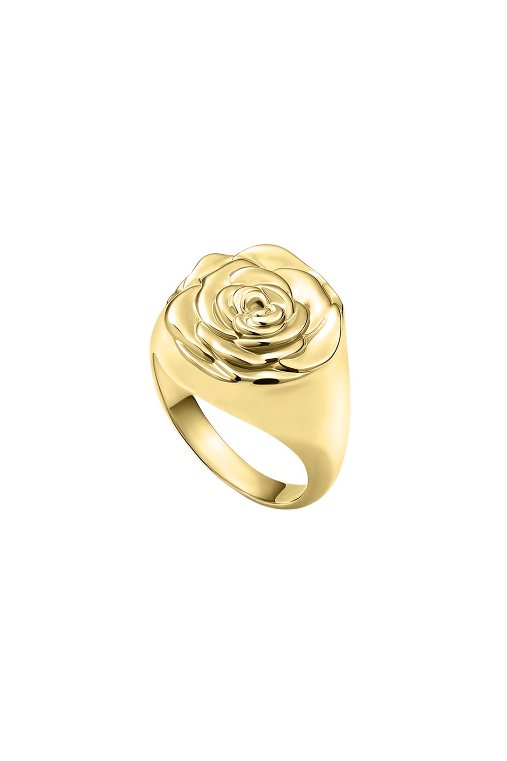 Rose Signet Gold Vermeil