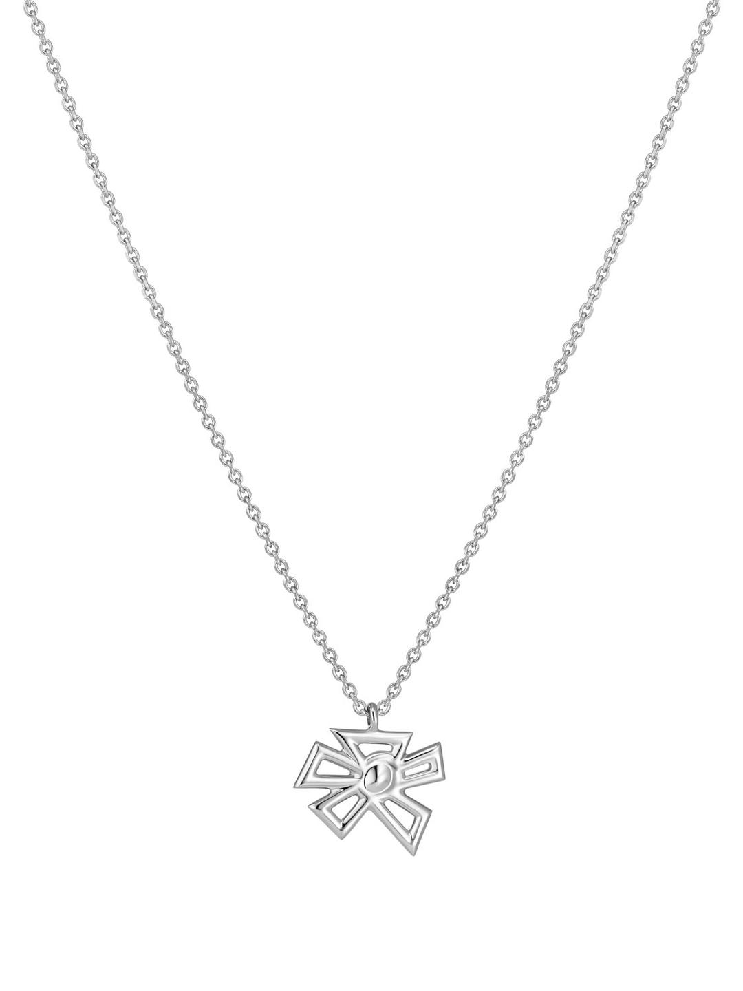 Baret Necklace In White Gold