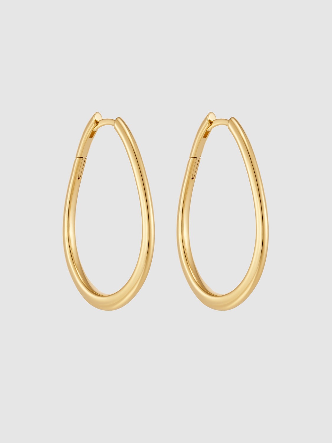 Alma Hoops Yellow Gold Plated