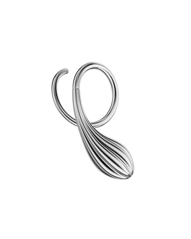 Echo Left Swirl Earring